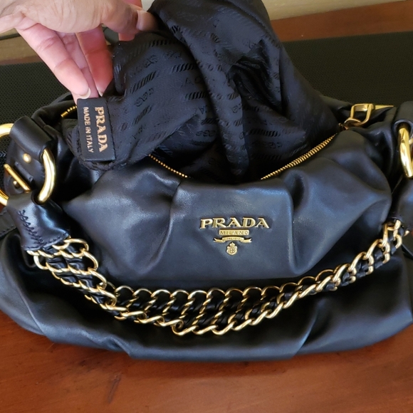 SOLD Prada Shoulder Bag 12.5"x8" with 10" drop - Picture 6 of 8